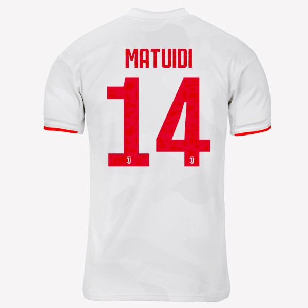Camiseta Juventus NO.14 Matuidi Segunda equipación 2019-2020 Gris Blanco